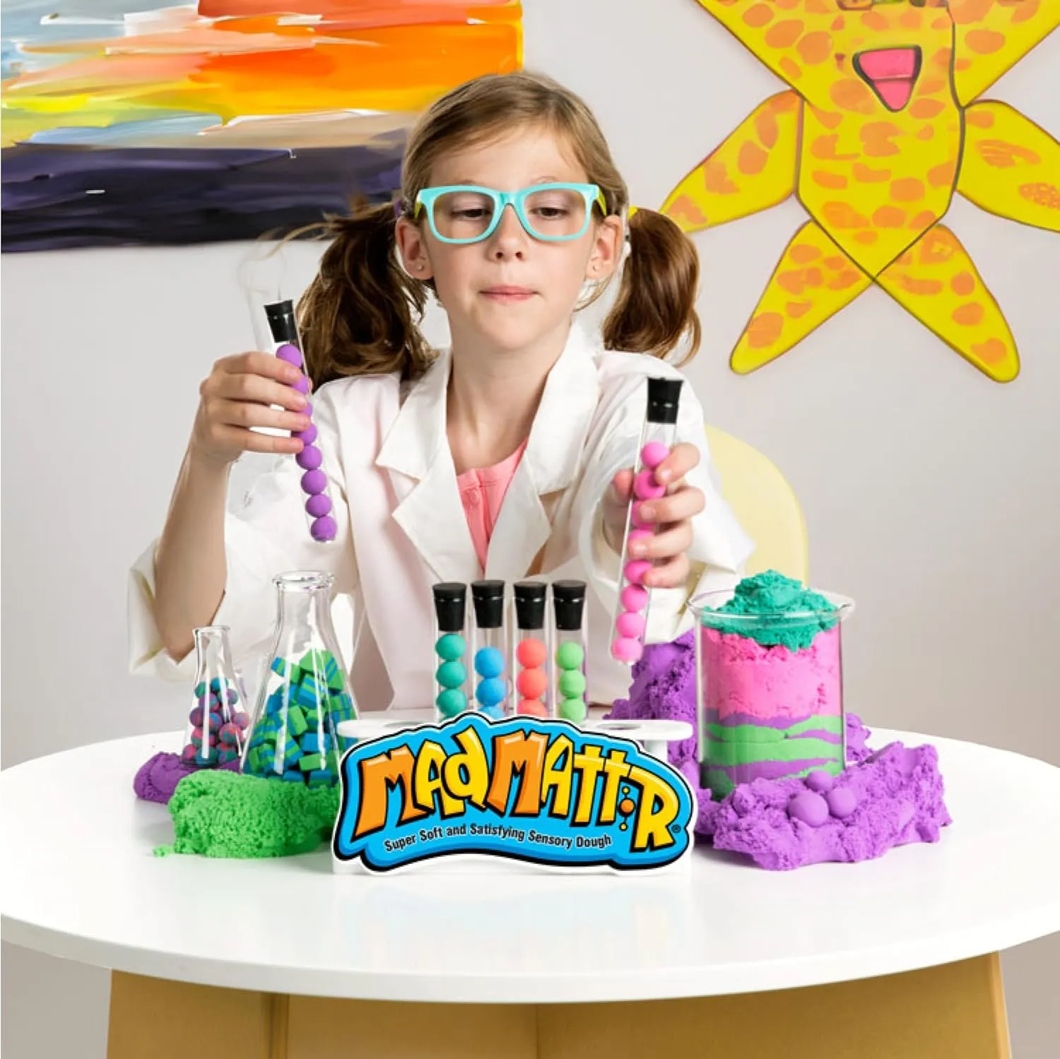 Mad Mattr is The Addictive, Super-Soft, and Satisfying Dough-Like Material That Shapes and molds Easily and Never Dries Out (Blue,10oz)