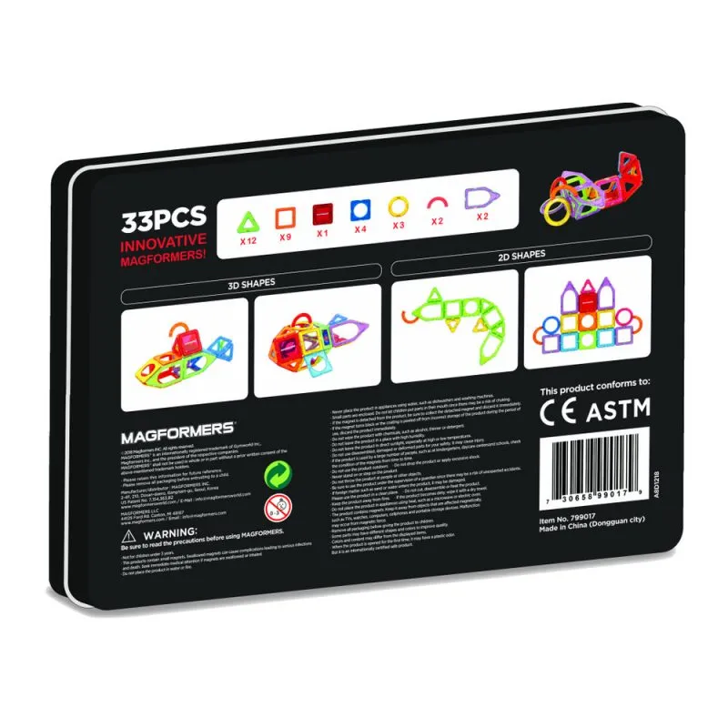 Magformers Shapes and More 33pcs Set