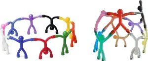 MAGMEN Magnetic Travel Toys, Stretchy, Fun, and Educational Fidget Toys for Kids and Adults Ages 3 and Up 20 Mix