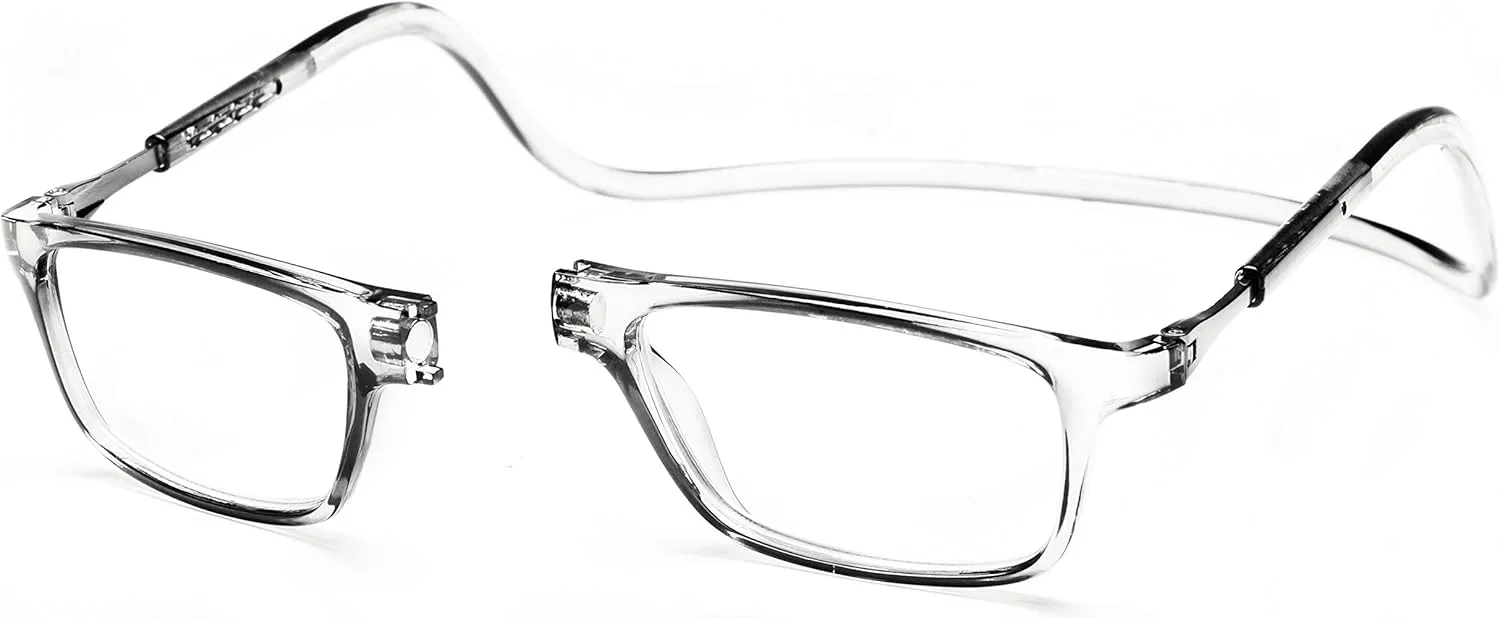 Magnetic Reading Glasses Adjustable Front Connect for Men or Women