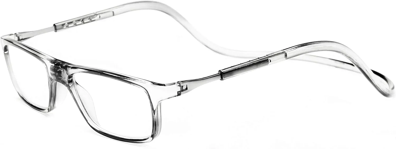 Magnetic Reading Glasses Adjustable Front Connect for Men or Women