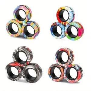 Magnetic Spinning Rings