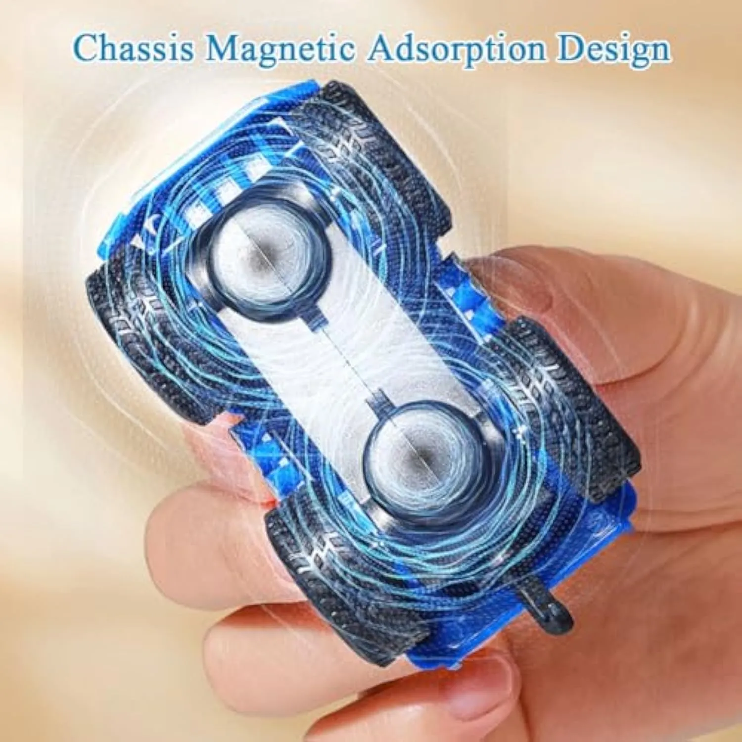 Magnetic Wall Climbing Toy Car, Anti-Gravity Wall Climbing Magnetic Track Toy Car, Magnetic Levitation Inertia Wall Climbing Car, Educational Car Toy Smoother Climb, Better Stunts (Standard)