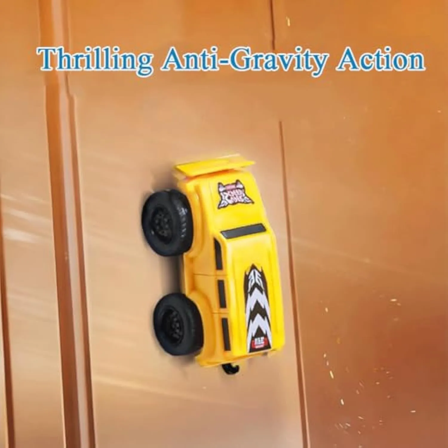 Magnetic Wall Climbing Toy Car, Anti-Gravity Wall Climbing Magnetic Track Toy Car, Magnetic Levitation Inertia Wall Climbing Car, Educational Car Toy Smoother Climb, Better Stunts (Standard)