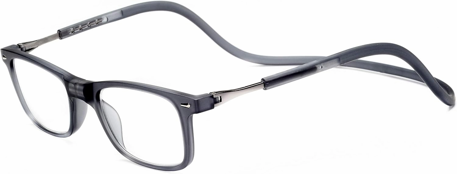 Magnetic Reading Glasses Adjustable Front Connect for Men or Women