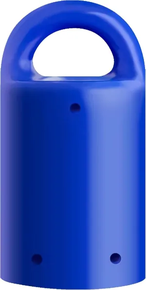 MagnetPAL Heavy-Duty Neodymium Anti-Rust Magnet, Magnetic Stud Finder, Hide-A-Key, Tool Holder & Retrieval, Most Powerful Magnet 12lb Pull, Indoor or Outdoor Multi Use Tools, Quick Release Keys Blue