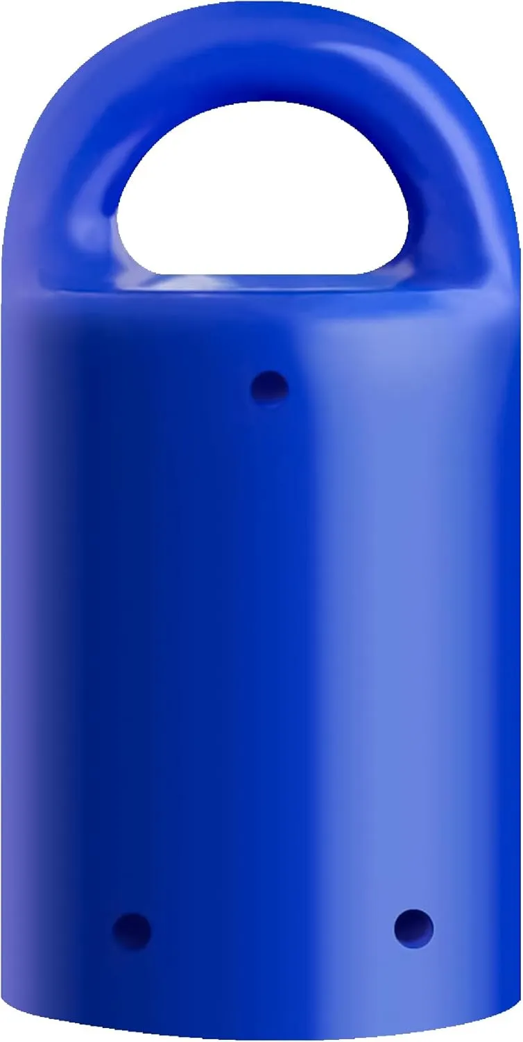 MagnetPAL Heavy-Duty Neodymium Anti-Rust Magnet, Magnetic Stud Finder, Hide-A-Key, Tool Holder & Retrieval, Most Powerful Magnet 12lb Pull, Indoor or Outdoor Multi Use Tools, Quick Release Keys Blue