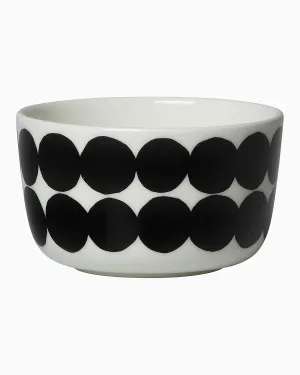 MARIMEKKO Oiva Räsymatto Small Bowl – Refine Your Kitchen Décor with Our Iconic White Stoneware — Stylish & Classic Porcelain Bowls to Elevate Your Dining Experience (8.8oz)