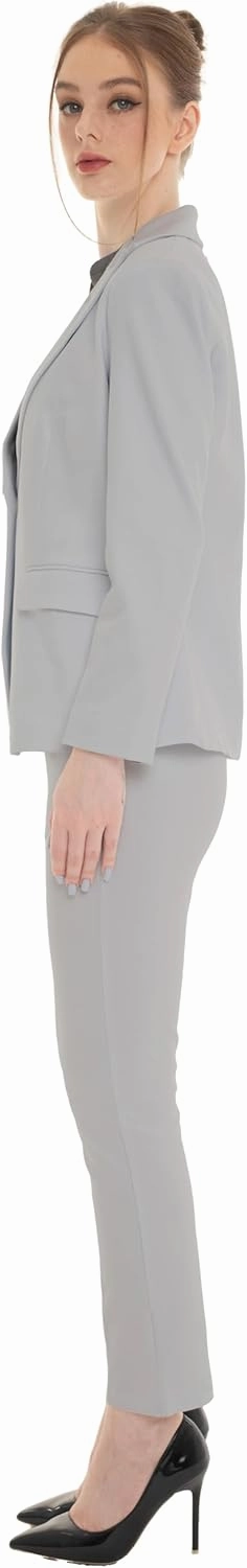 Marycrafts Women's Pant Suits Set – Professional Business Suiting Blazer and Pants 2 Piece Outfit