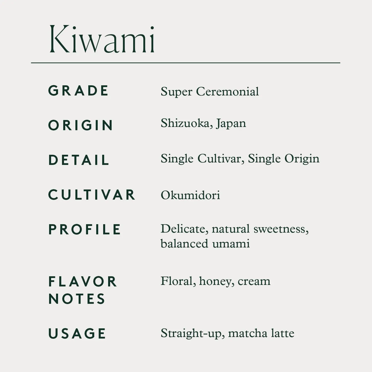Matchaful - Kiwami Single Origin Ceremonial Matcha - Matcha Green Tea Powder from the hills of Shizuoka, Japan - Balanced with Notes of Floral, Honey, and Cream - 100g Bag