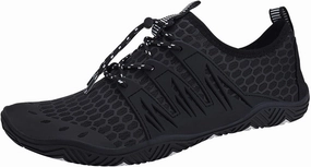 MAYZERO Water Shoes Men Women Swim Surf Shoes Beach Pool Shoes Wide Toe Hiking Aqua Shoes Winter House Slippers
