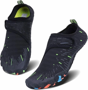 MAYZERO Water Shoes Men Women Swim Surf Shoes Beach Pool Shoes Wide Toe Hiking Aqua Shoes Winter House Slippers