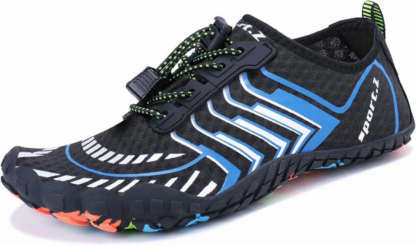 MAYZERO Water Shoes Men Women Swim Surf Shoes Beach Pool Shoes Wide Toe Hiking Aqua Shoes Winter House Slippers