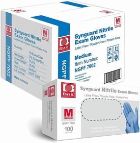 Medical Blue Nitrile Exam Gloves, Latex-Free & Powder-Free Food-Safe House Cleaning Disposable Glove (1000 Pcs)