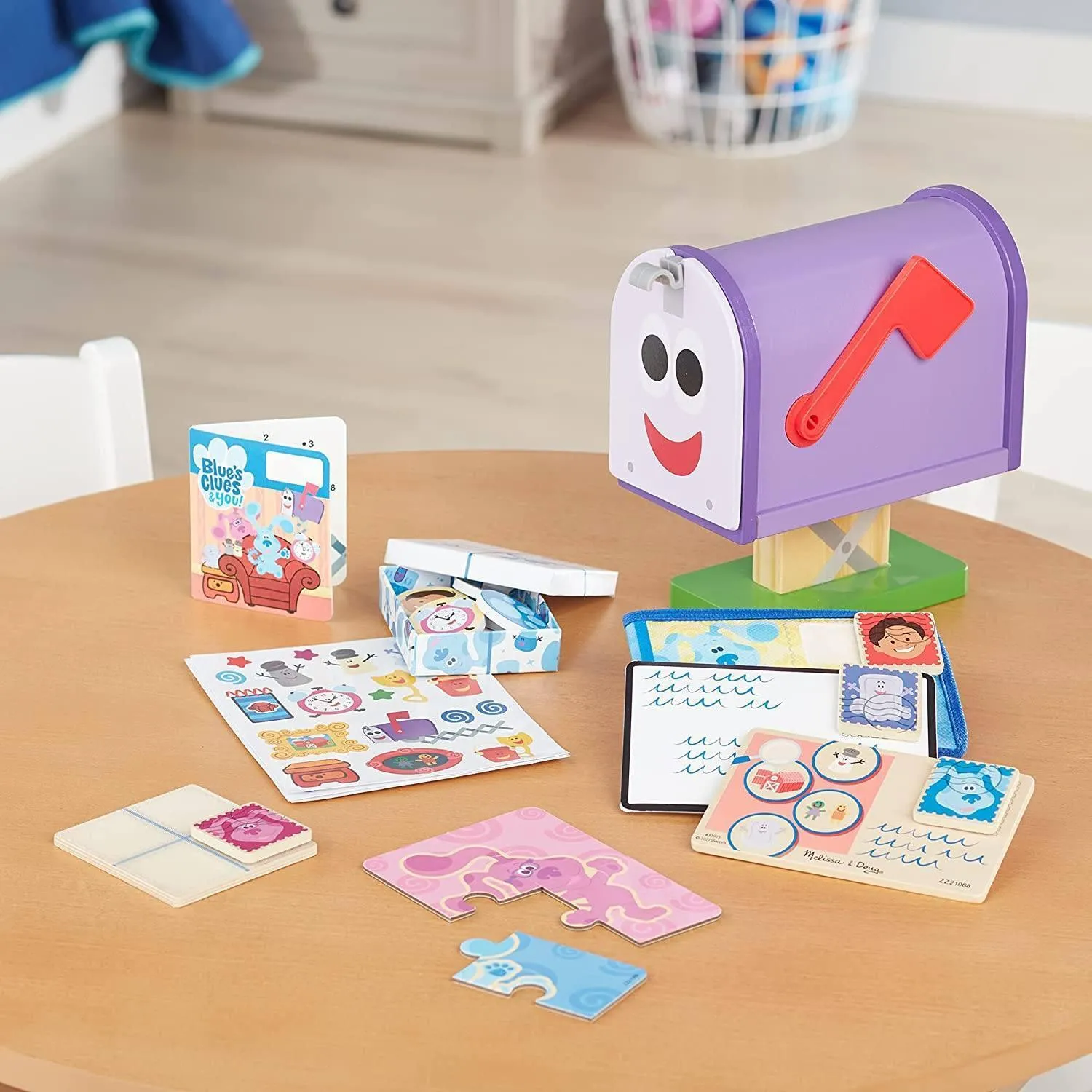 Melissa & Doug Blues Clues & You Wooden Mailbox Playset