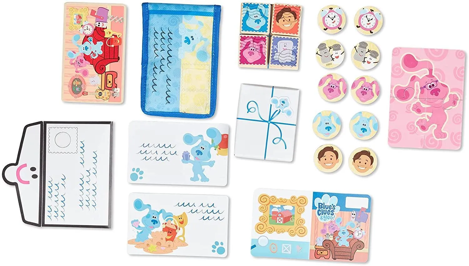 Melissa & Doug Blues Clues & You Wooden Mailbox Playset