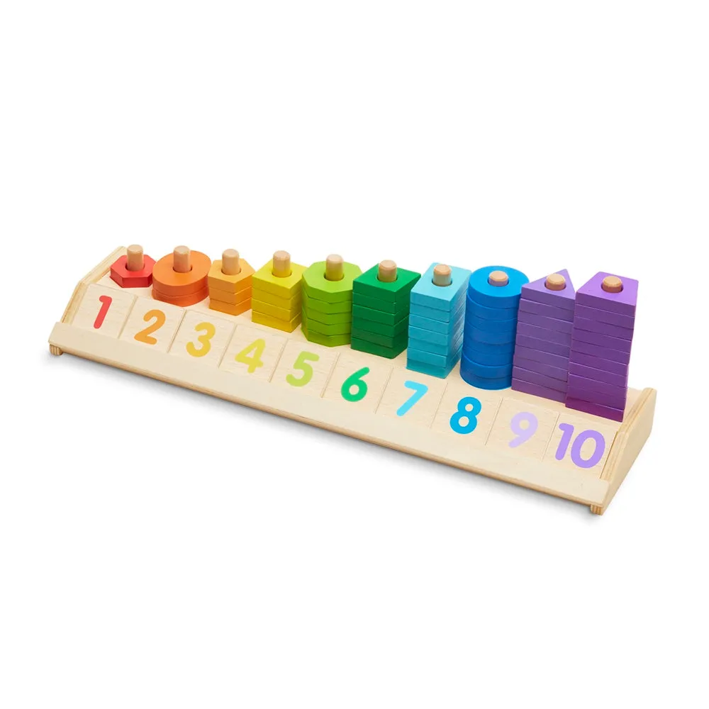 Melissa & Doug Counting Shape Stacker