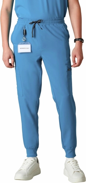 Members Only London Drawstring Men's Jogger Pants, Medical Scrubs Set, Hospital Scrub Pants