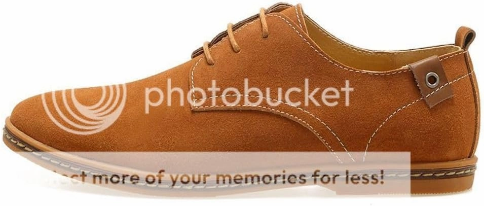 Men's Classic Leather Oxford Flat Heel Shoes