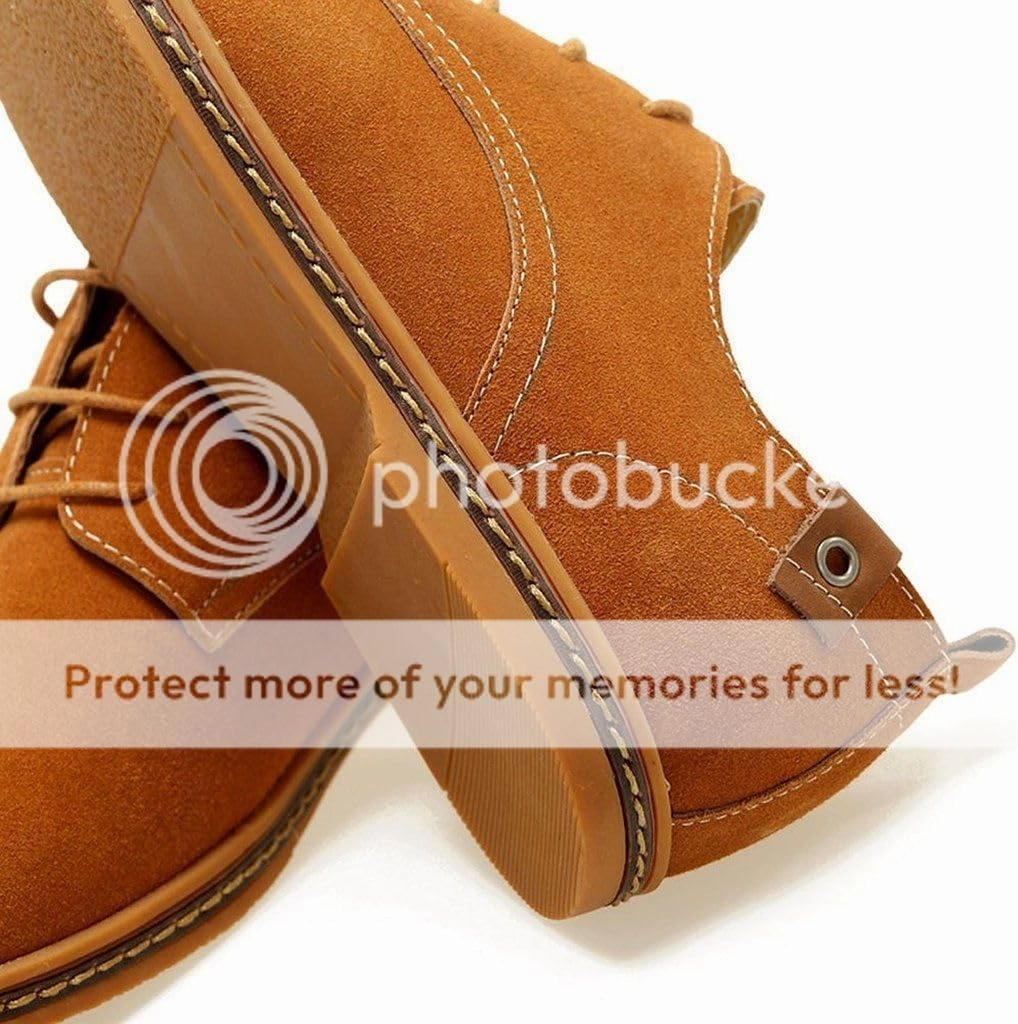 Men's Classic Leather Oxford Flat Heel Shoes
