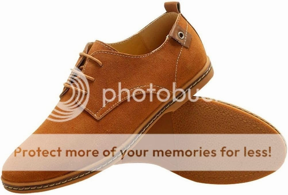 Men's Classic Leather Oxford Flat Heel Shoes