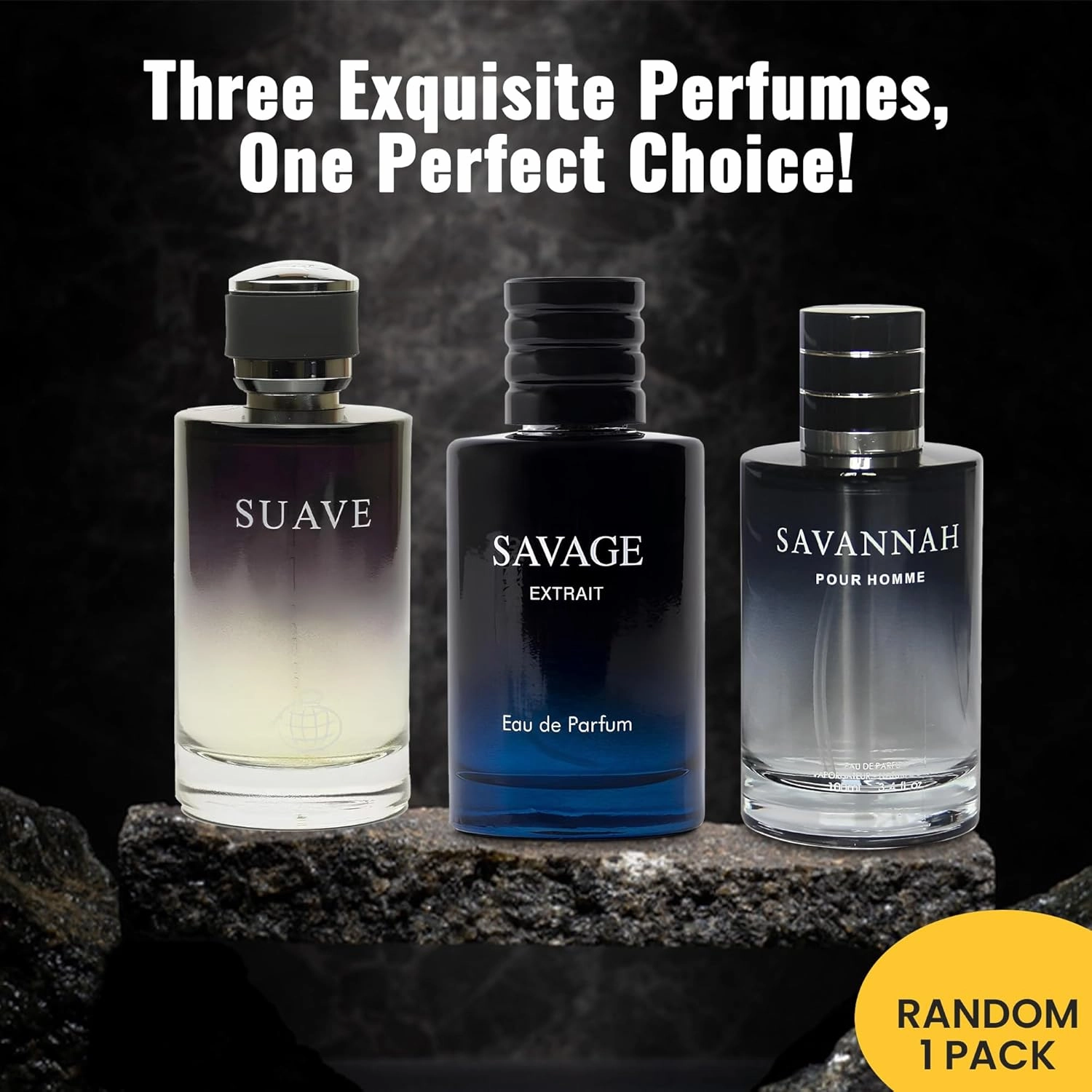 Men's Cologne Savage Set Wonderful Multi Scent Eau de Toilette Natural Spray Men's Perfume For all Day Used 100ML Each Bottle(3PCS)