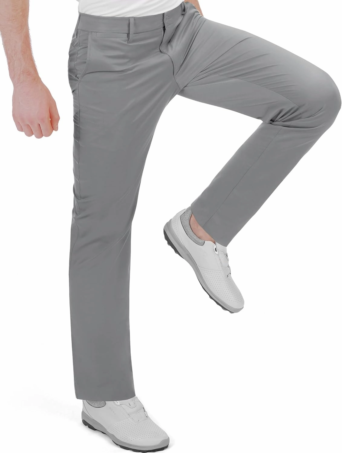 Men's Golf Pants Stretch Waist Slim Fit Tapered Classic Fit Golf Pants