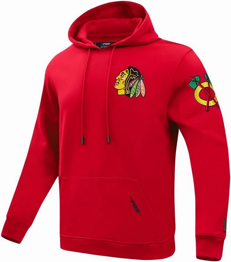 Mens NHL Classic Chenille Pull Over Hoodie
