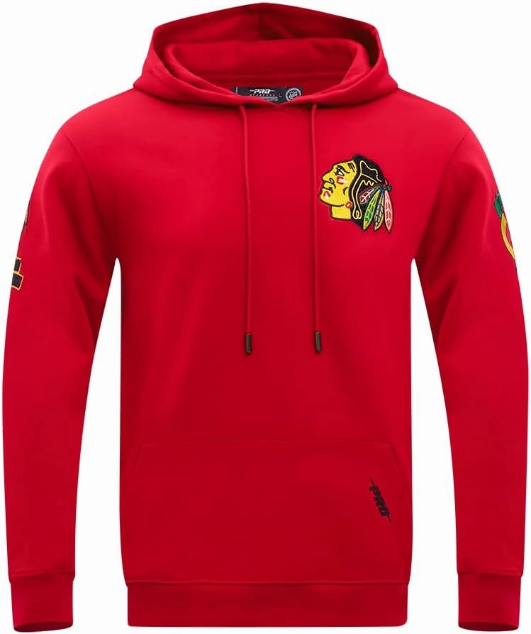 Mens NHL Classic Chenille Pull Over Hoodie