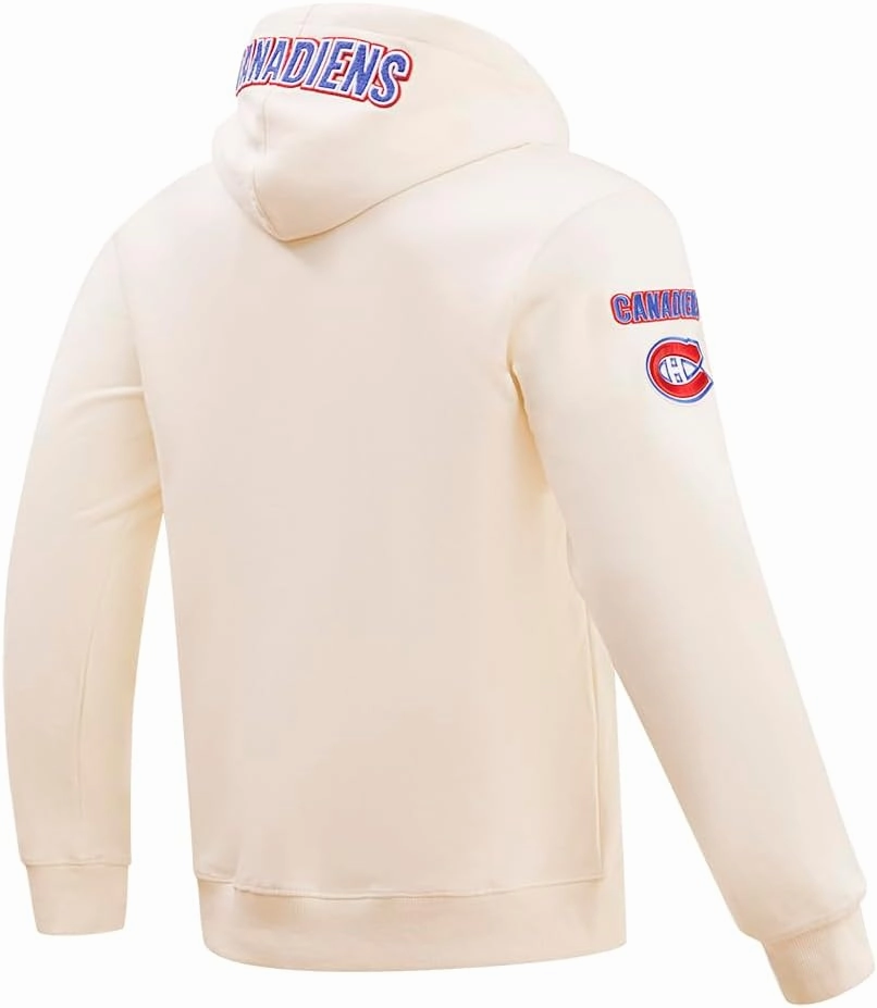 Mens NHL Classic Chenille Pull Over Hoodie