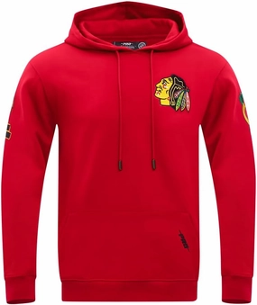 Mens NHL Classic Chenille Pull Over Hoodie