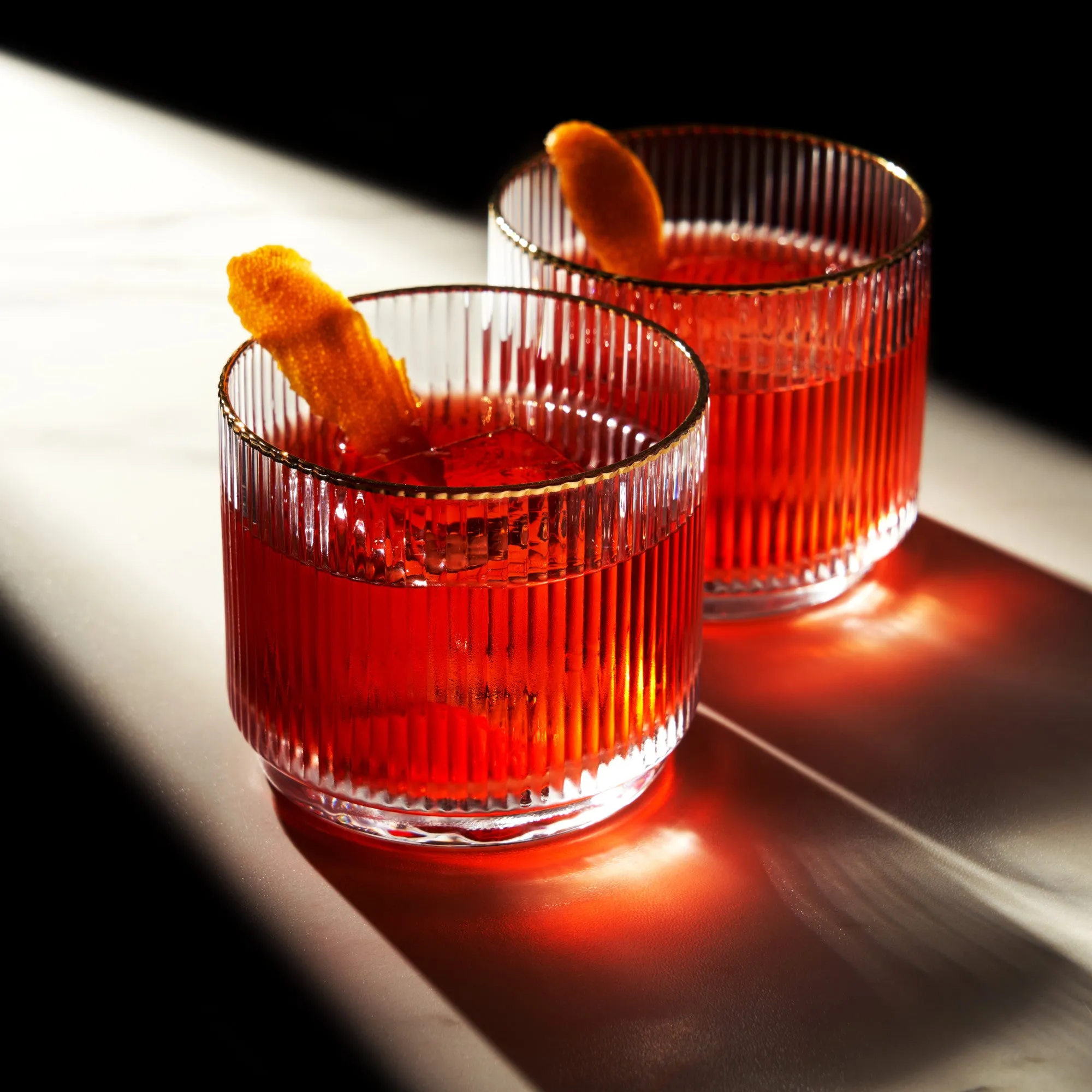 Meridian crystal lowball tumblers viski®
