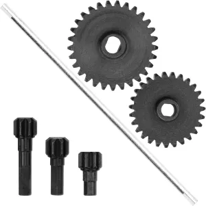 Metal Center Drive Shaft Reduction Gears Central Shaft Compatible with WLtoys K969 K979 K989 P929 P939 1/28 RC Car Upgrade Parts