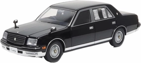Metal Vehicles Toys 1/18 for Toyota Century Alloy Full Open Model 1997 Black Scale Die-cast Vehicle Static Collection Home Or Office Décor