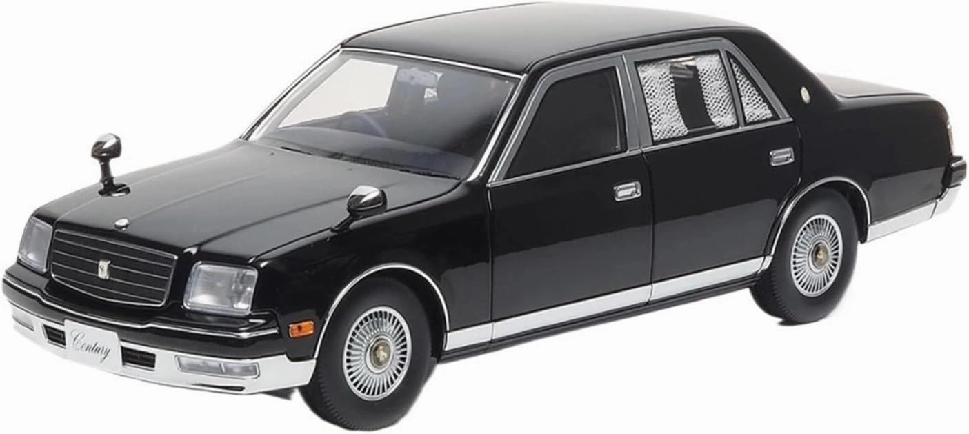 Metal Vehicles Toys 1/18 for Toyota Century Alloy Full Open Model 1997 Black Scale Die-cast Vehicle Static Collection Home Or Office Décor