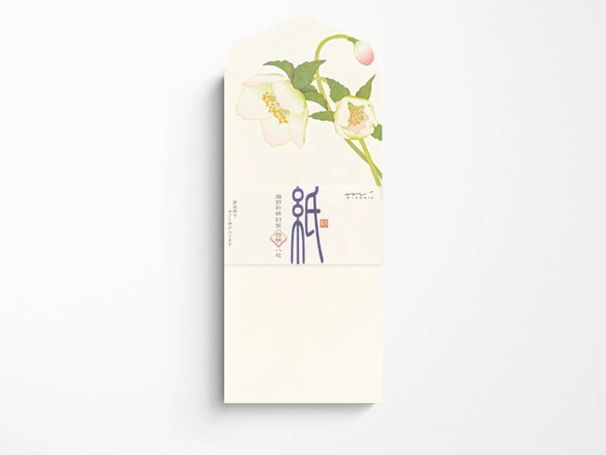 Midori Seasonal Envelopes - 150 Christmas Rose Four Designs