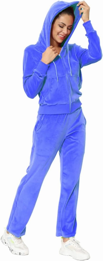MINANUO Tracksuit 2 Pieces Joggers Outfits for Women Jogging Sweatsuits Set