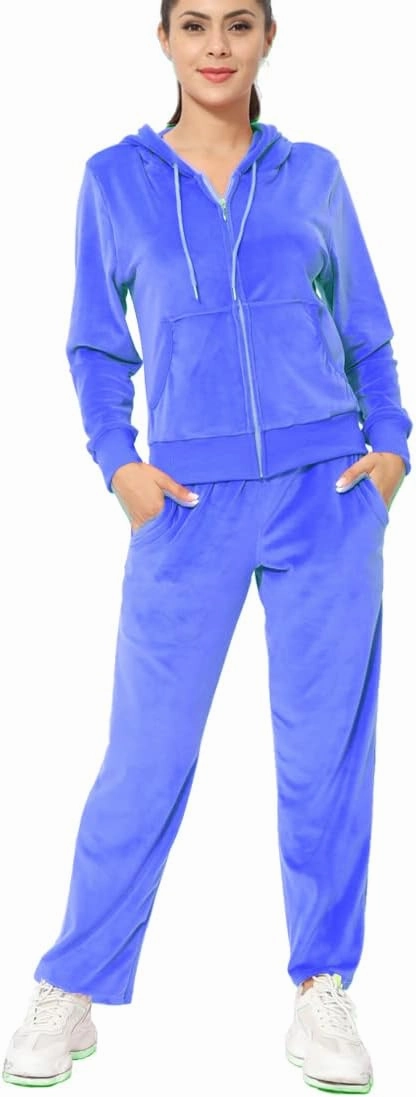 MINANUO Tracksuit 2 Pieces Joggers Outfits for Women Jogging Sweatsuits Set