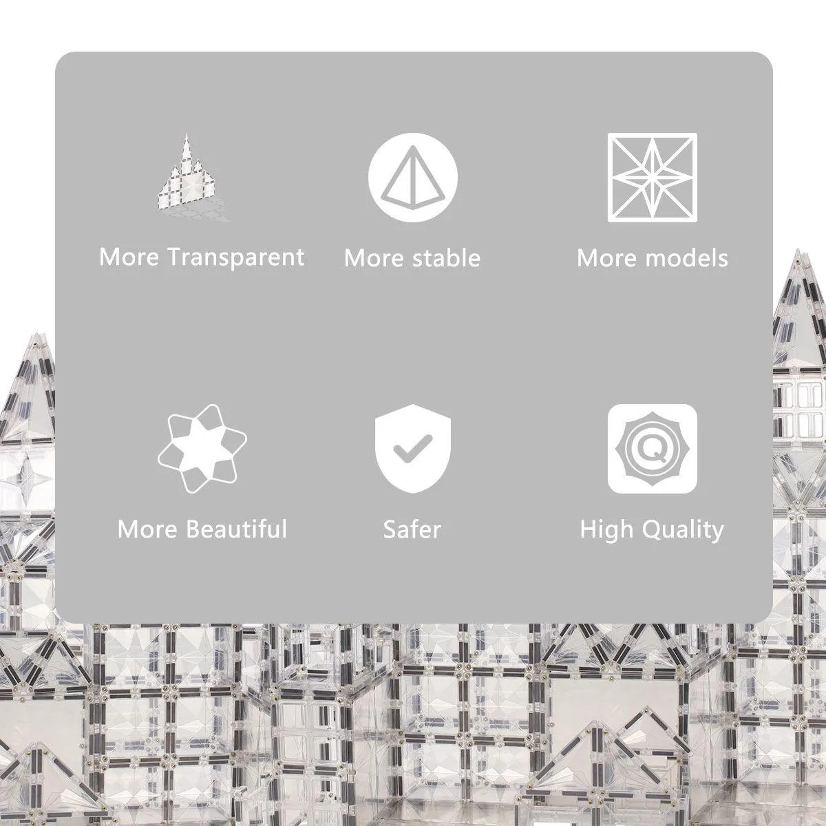 MNTL Magnetic Tile 108 Pcs
