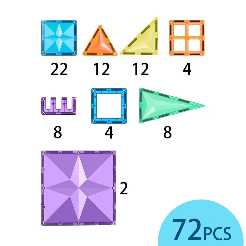 MNTL Magnetic Tile 72 Pcs