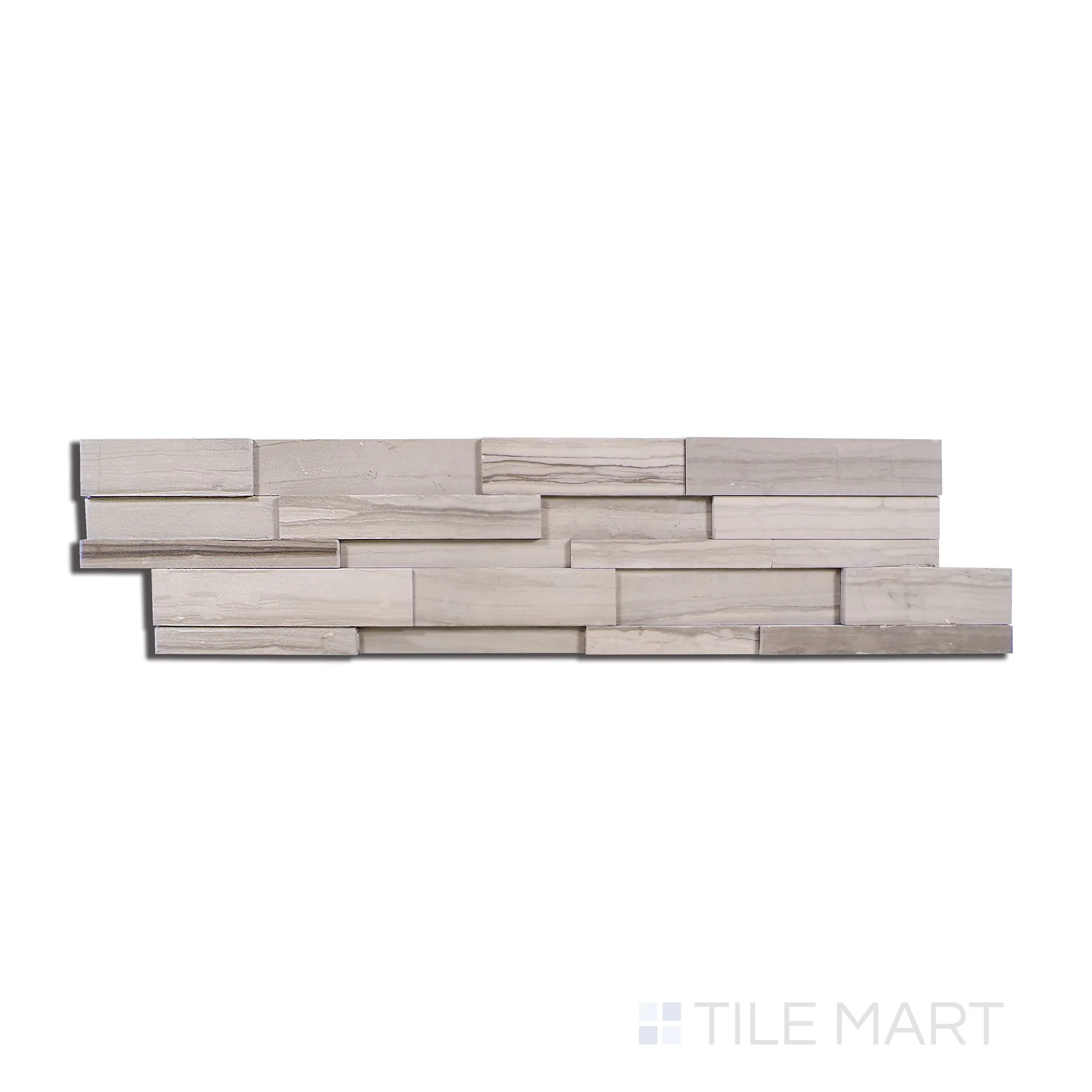 Modern Ledgestone Athens Wood 6X24 Porcelain