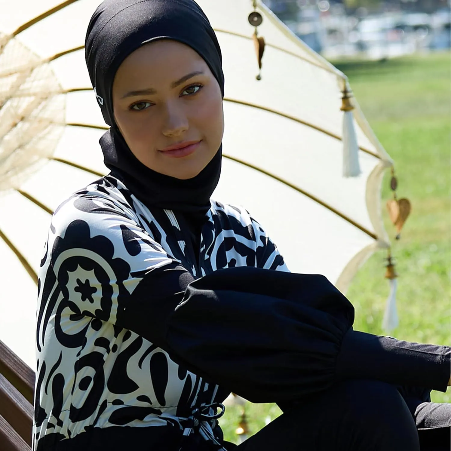 Modest Swimwear for Women 3-Piece Set | Swimsuit Suit Cover Set | Long Sleeve Burkini Set | Full Cover Hijab ​Bathing Suit