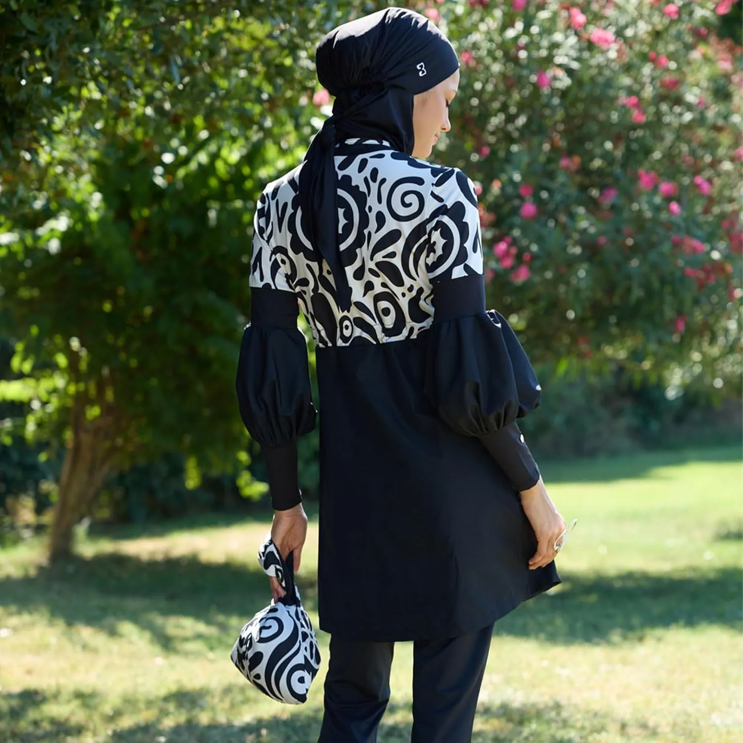Modest Swimwear for Women 3-Piece Set | Swimsuit Suit Cover Set | Long Sleeve Burkini Set | Full Cover Hijab ​Bathing Suit