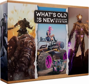 Modiphius Entertainment: WOIN Starter Box Set - What's Old is New Roleplaying System, Tabletop RPG, All-in-One Kit Includes Booklets, Maps & Dice