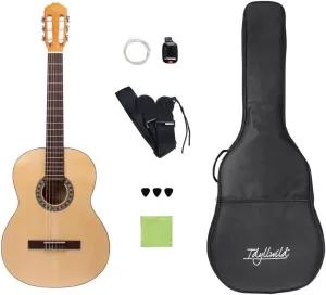 Monoprice 6 String Acoustic Guitar, Right, Natural (610832)