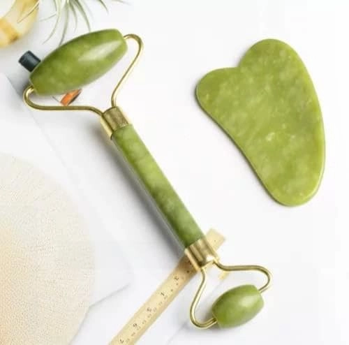Natural Gua Sha Stone Jade Face Roller