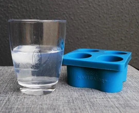Navigator Gear Silicone Ice Tray - Blue Silicone