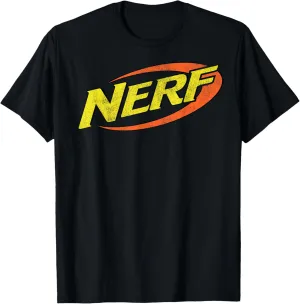 Nerf Classic Distressed Retro Color Logo T-Shirt