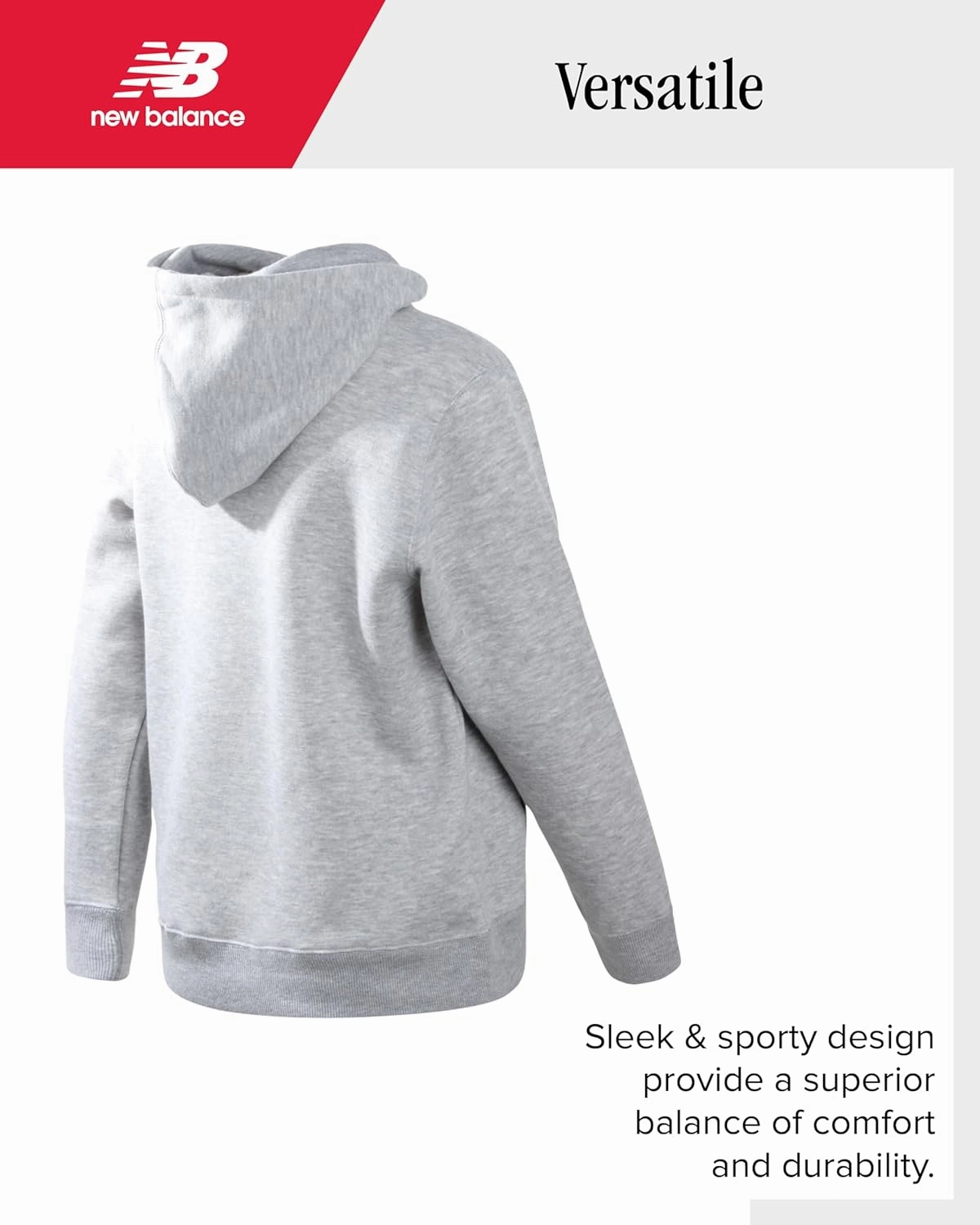 New Balance Boys Tracksuit Set - 2 Piece Athletic Performance Fleece Pullover Hoodie and Jogger Sweatpants Set (Sizes: 8-20)