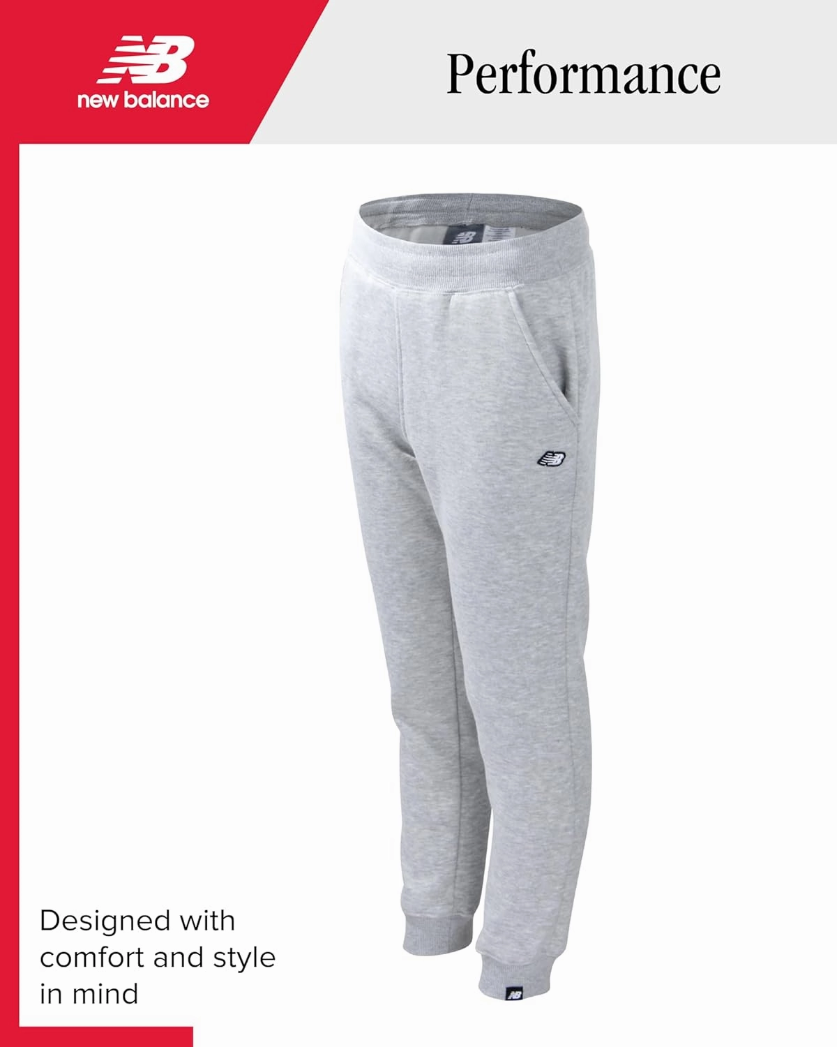 New Balance Boys Tracksuit Set - 2 Piece Athletic Performance Fleece Pullover Hoodie and Jogger Sweatpants Set (Sizes: 8-20)